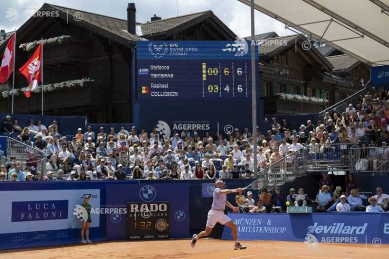 Ciclism: Grecul Stefanos Tsitsipas, învingător în turneul de la Gstaad (ATP), primul său titlu după 16 luni