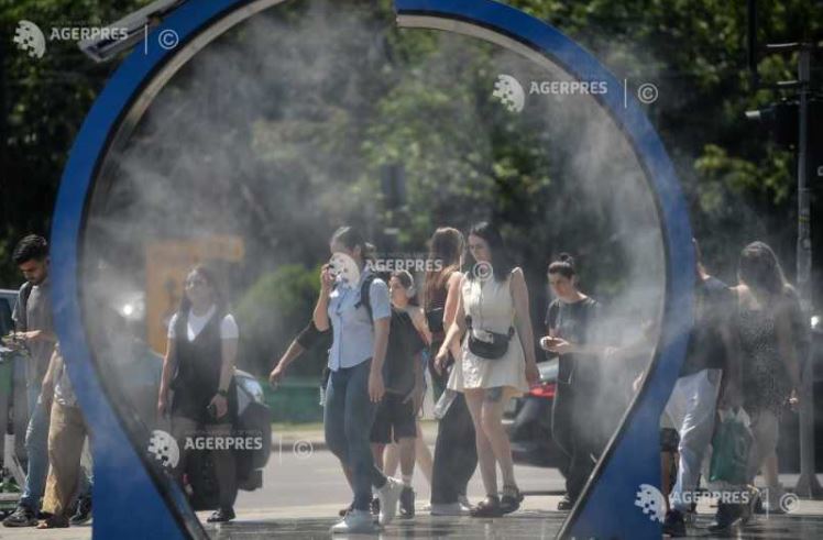 Municipiul București, sub avertizări de caniculă, dar și de vijelii și grindină, până marți seara