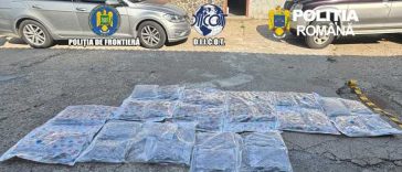 Satu Mare: Bărbat prins în flagrant când introducea în țară 38 de kilograme de canabis