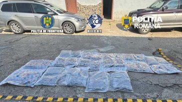 Satu Mare: Bărbat prins în flagrant când introducea în țară 38 de kilograme de canabis