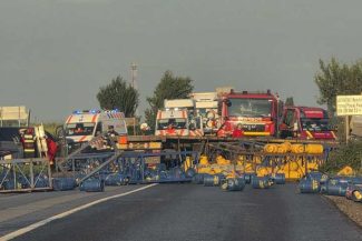 Neamț: Șase răniți, între care trei copii, în urma accidentului produs DN 2 (E 85), la Săbăoani