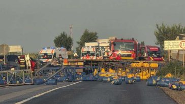 Neamț: Șase răniți, între care trei copii, în urma accidentului produs DN 2 (E 85), la Săbăoani