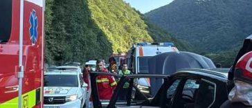 Sibiu: Trafic reluat pe DN 7 Valea Oltului, în zona Lazaret