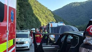 Sibiu: Trafic reluat pe DN 7 Valea Oltului, în zona Lazaret