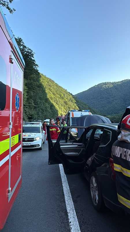Sibiu: Trafic reluat pe DN 7 Valea Oltului, în zona Lazaret