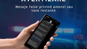 DNSC: Continuă frauda prin SMS, în care hackerii informează utilizatorii că au de plătit taxe sau amenzi restante