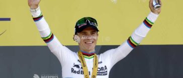 Ciclism: Remco Evenepoel a încheiat victorios în etapa a 16-a a Turului Franței