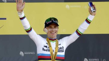 Ciclism: Remco Evenepoel a încheiat victorios în etapa a 16-a a Turului Franței