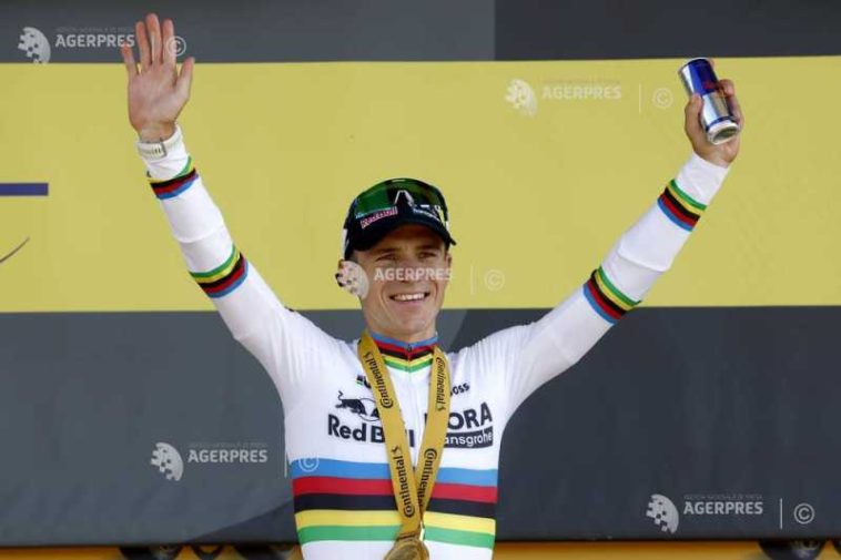 Ciclism: Remco Evenepoel a încheiat victorios în etapa a 16-a a Turului Franței