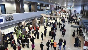 CNAB: Aproape 8,46 milioane de pasageri pe aeroporturile Capitalei în primele șase luni, număr record