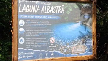 Maramureș: Drumul spre Lacul Laguna Albastră, marcat pentru turiști și practicanții silvoterapiei