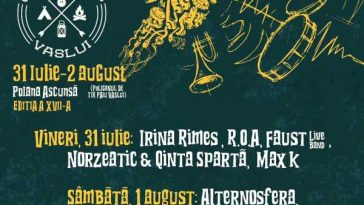 Vaslui: Irina Rimes, Alternosfera și Mihail, printre artiștii de pe scena Open Camp (31 iulie-2 august)