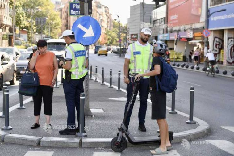 Brigada Rutieră: Aproape 250 de sancțiuni în cadrul unei acțiuni desfășurate pe parcursul a patru ore în Capitală