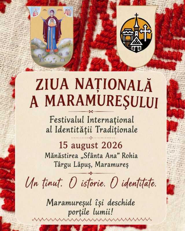 Maramureș: Mănăstirea Rohia, gazda Zilei Naționale a Maramureșului, cu participanți din străinătate