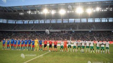 Fotbal: FCSB, învinsă la București de FK Auda cu 3-2, în turul al doilea preliminar al Conference League