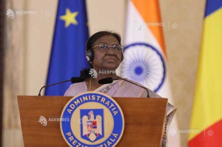 VIDEO Președinta Republicii India – primită la Palatul Victoria de Ilie Bolojan