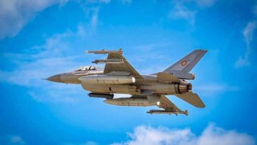 MApN: Drona intrată în spațiul aerian național, doborâtă după o oră de un F-16 românesc decolat de la Baza 86 de la Fetești