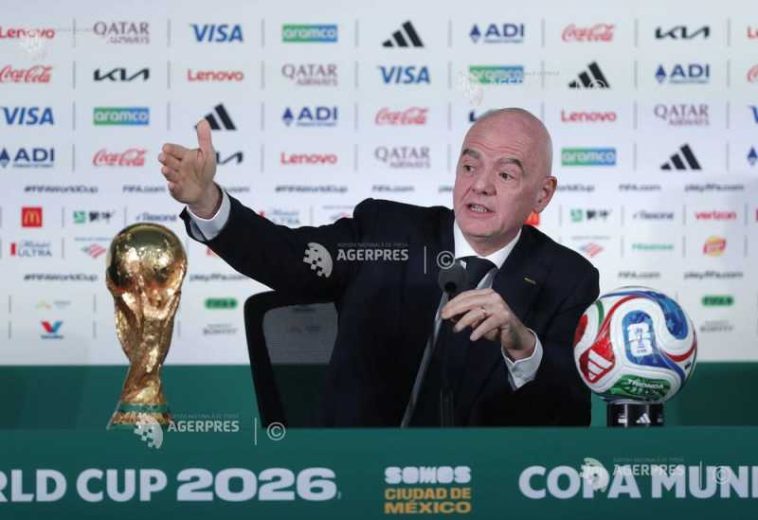 Fotbal – CM 2026: Președintele FIFA răspunde criticilor la adresa Cupei Mondiale din SUA, Mexic și Canada