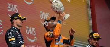 Auto-F1: Norris (McLaren) – Sunt fericit să fiu în sfârșit din nou pe prima treaptă a podiumului