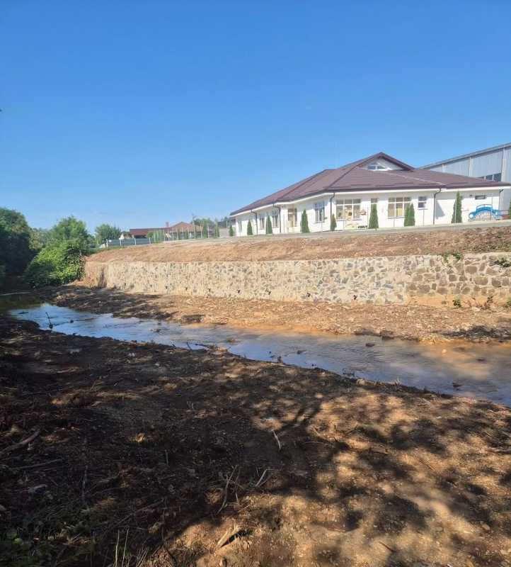 Maramureș: Zidul de sprijin de pe râul Băița, consolidat; investiția reduce riscul unor posibile inundații