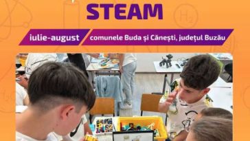 Buzău: Zeci de copii din două comunități rurale învață robotică și programare în cadrul școlilor de vară