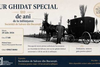 Tur ghidat în expoziția ‘Societatea de Salvare din București’ de la Palatul Suțu – marți, de la ora 17:00