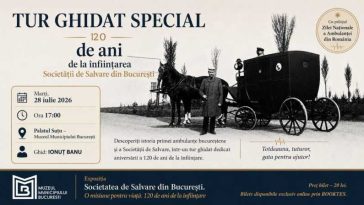 Tur ghidat în expoziția ‘Societatea de Salvare din București’ de la Palatul Suțu – marți, de la ora 17:00