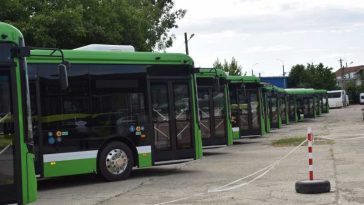 Vaslui:13 autobuze electrice vor intra în funcțiune pe două trasee către două comune limitrofe municipiului