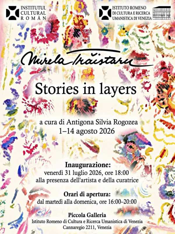 Expoziția de artă contemporană ‘Stories in layers’ a artistei Mirela Trăistaru, la IRCCU Veneția