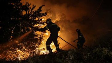 Evacuări în insula grecească Paros din cauza unui incendiu de vegetație