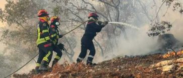 IGSU: Pompierii români dislocați în Franța – misiuni de stingere a focarelor active în departamentul Var