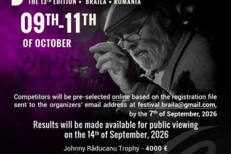 Brăila: Data limită de înscriere la Festivalul Internațional de Jazz ”Johnny Răducanu” este 7 septembrie