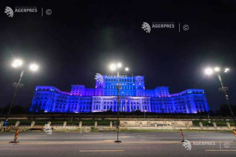 Ziua mondială împotriva traficului de persoane/ Turnul STS, Parlamentul și Guvernul – iluminate joi în albastru