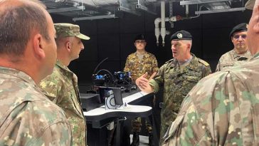 Șeful Comandamentului Aliat Întrunit pentru Sprijin și Facilitarea Acțiunilor din cadrul NATO, în vizită în România