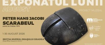 Bihor: Sculptura Scarabeul, creată de Peter Hans Jacobi, exponatul lunii august la Muzeul Țării Crișurilor