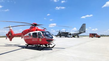 ​Aeronava C-27J Spartan a Forţelor Aeriene Române se întoarce în România, după ce a transportat în Belgia şi Germania doi pacienţi cu arsuri / Misiunea medicală, extrem de complexă