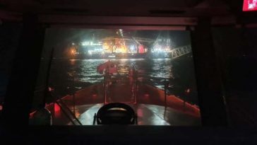 O nouă misiune de salvare a Agenţiei Române de Salvare a Vieţii Omeneşti pe Mare – Un membru al echipajului unei nave sub pavilion Bahamas a fost preluat, cooperant, şi transportat până la ambulanţa care l-a dus la spital