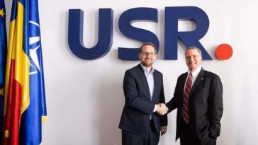 Preşedintele USR, Dominic Fritz, întâlnire cu Darryl Nirenberg, ambasadorul SUA în România: Am purtat o lungă discuţie deschisă despre situaţia politică actuală, despre statul de drept în România şi despre valorile care ne leagă