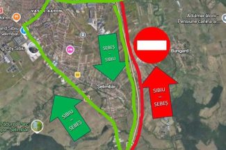 Restricţii de circulaţie pe A1, în judeţul Sibiu, în noaptea de luni spre marţi