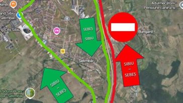 Restricţii de circulaţie pe A1, în judeţul Sibiu, în noaptea de luni spre marţi