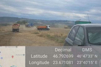 Garda de Mediu a descoperit al cincilea depozit ilegal de material excavat în judeţul Cluj / A fost aplicată o nouă amendă de 160.000 de lei