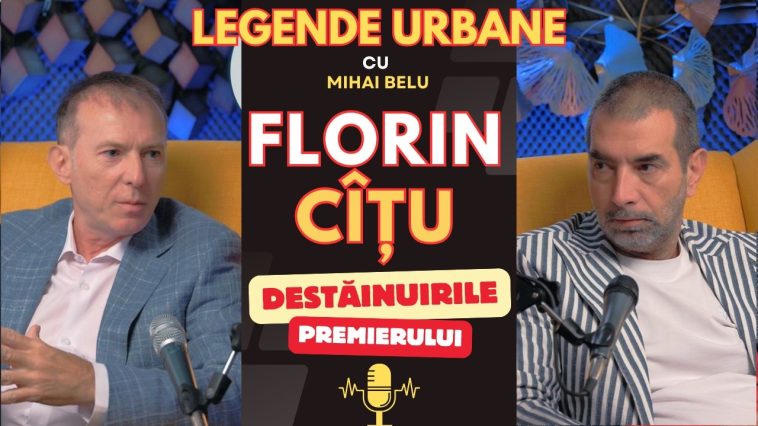 Florin Cîțu la „Legende Urbane” cu Mihai Belu: dezvăluiri despre putere, economie și România ultimilor ani