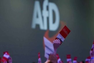 Germania – Mii de manifestanţi s-au adunat la Erfurt, în estul ţării, pentru a împiedica desfăşurarea congresului partidului AfD