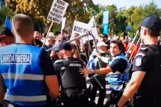 Jandarmii au aplicat zece amenzi în urma protestului oierilor din Capitală