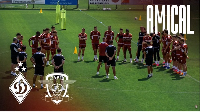 Fotbal: Rapid a câştigat primul amical al verii, 3-1 cu Dinamo Kiev