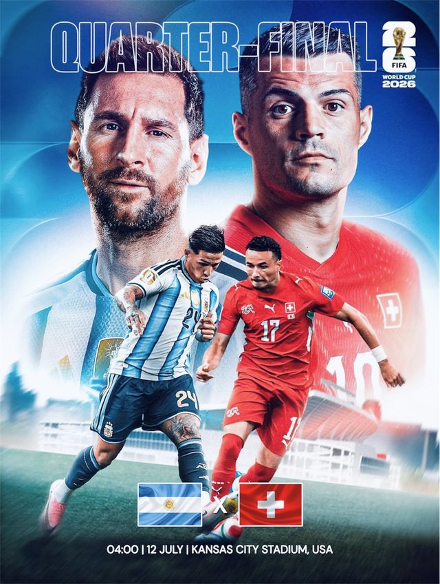 Cupa Mondială 2026: Argentina şi Elveţia luptă pentru ultimul loc din semifinale. Meciul de la Kansas City a început