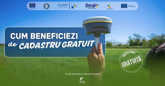 Cum pot beneficia cetăţenii de înregistrarea gratuită a proprietăţii în sistemul integrat de cadastru şi carte funciară