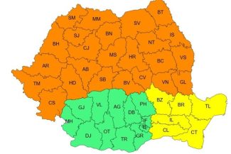 Încă o zi cu temperaturi ridicate şi furtuni – Meteorologii au emis avertizări cod galben şi cod portocaliu / Temperaturile pot ajunge la 37 de grade / Joi, valul de căldură se va restrânge