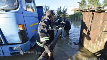 Buzău: De șapte ori mai multe intervenții ale pompierilor la inundații, în prima jumătate a anului
