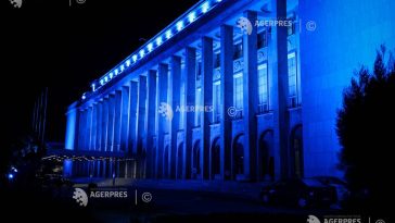 Guvern: Palatul Victoria, iluminat în albastru, din solidaritate cu victimele traficului de persoane